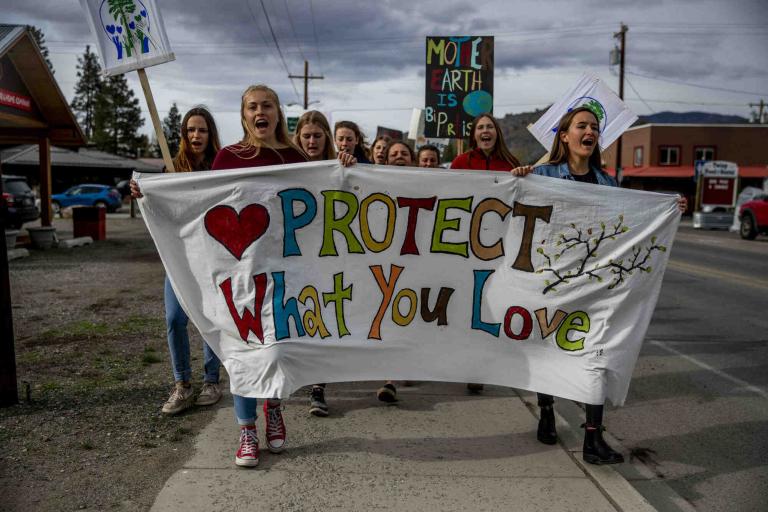 Youth march for clean air 