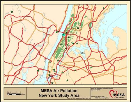 NY map including participant locations