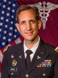 Headshot of Dr. Luke Mease, a middle-aged white man in his military dress uniform